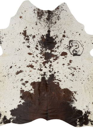 Unika Kuhfell | Dunkelbraun/Rot | 3,2 qm
