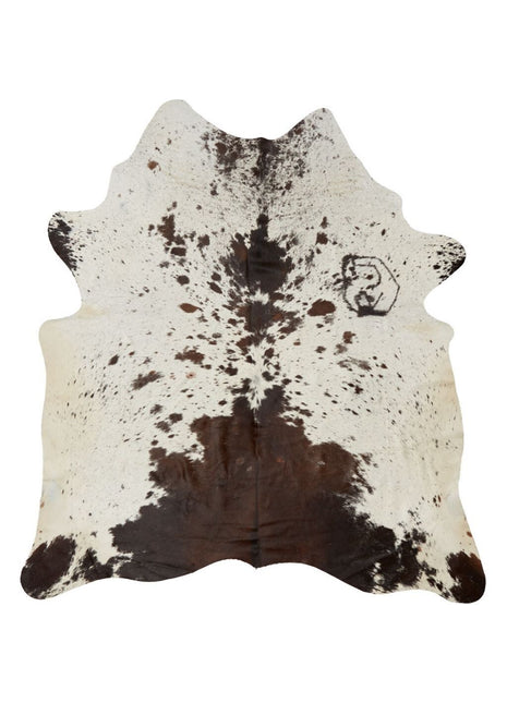 Unika Kuhfell | Dunkelbraun/Rot | 3,2 qm
