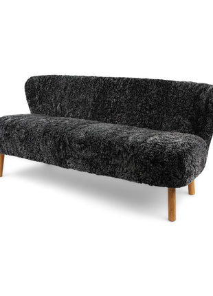 Emanuel 3-Sitzer Sofa | Dreisitzer | Design Möbel Anthrazit