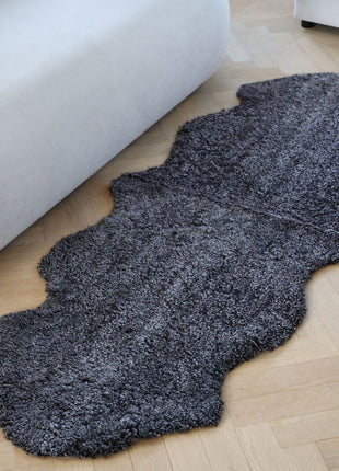 Lammfell Premium | Kurzhaar | Neuseeland | 180x60 cm Anthrazit