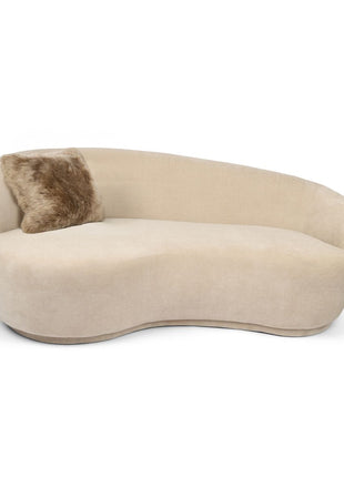 Fellkissenbezug | Langhaar | Neuseeland | 40x40 cm Taupe