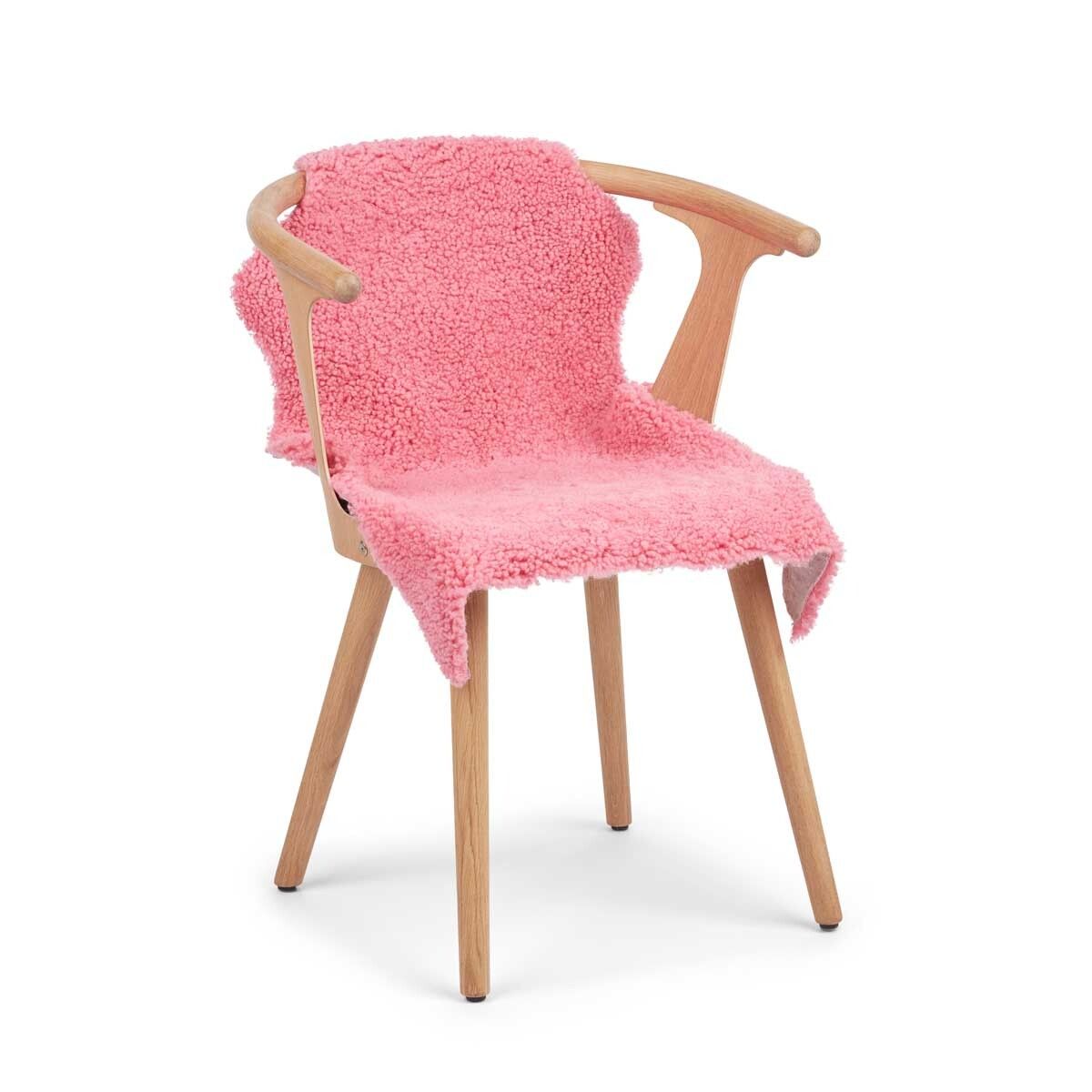 Lammfell Premium | Kurzhaar | Neuseeland | 90x60 cm Korallen Pink