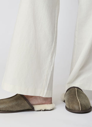 Pantoffeln für Herren | Neuseeland | Größe 40-47 Schwarzes Nappa