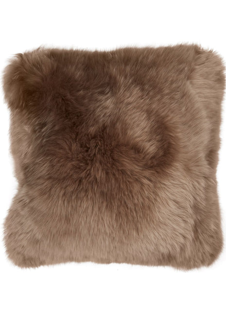 Lammfellkissen | Neuseeland | Lederrückseite | 50x50 cm