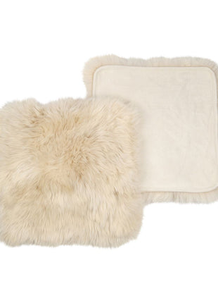 Sitzkissen | Langhaar | Neuseeland | Stoffrückseite | 40x40 cm Leinen