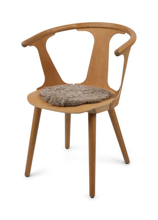 Stuhlauflage | Kurzhaar | Neuseeland | D34 cm Sahara