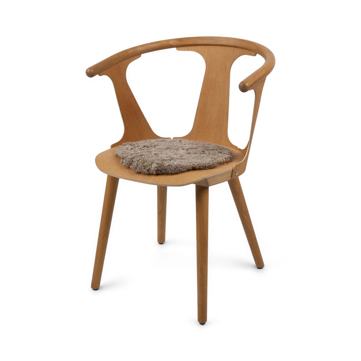 Stuhlauflage | Kurzhaar | Neuseeland | D34 cm Sahara