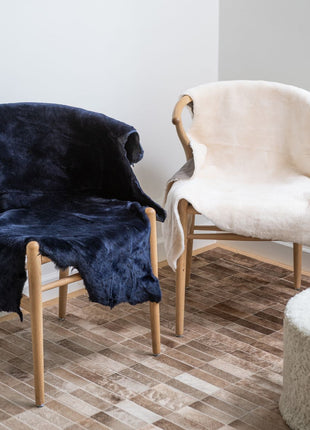 Lammfell | Kurzhaar | Australien | Doppelseitig | 90x60 cm Schwarz