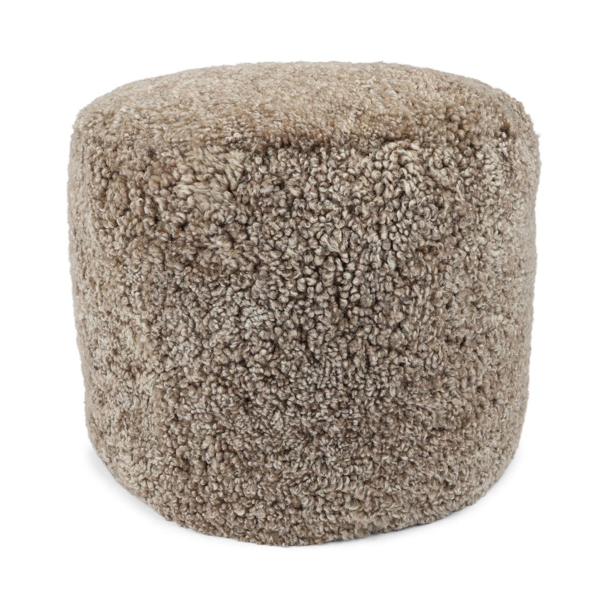 Lammfellpouf Premium | Kurzhaar | Neuseeland | D41x31 cm
