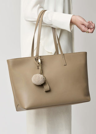 Audrey Shopper | Lammleder Beige