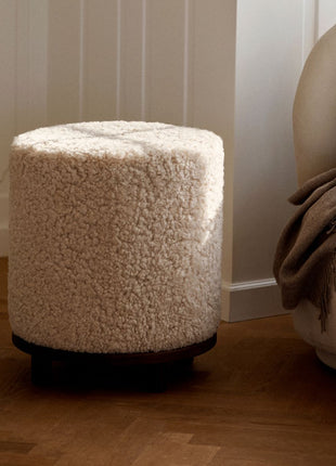 Simon Pouf | Kurzhaar | Neuseeland | D46x52 cm Anthrazit