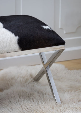 Merino Doppeltes Lammfell | Langhaar | Neuseeland | 160x60 cm Leinen