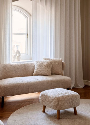 Emanuel 3-Sitzer Sofa | Dreisitzer | Design Möbel Perlweiß