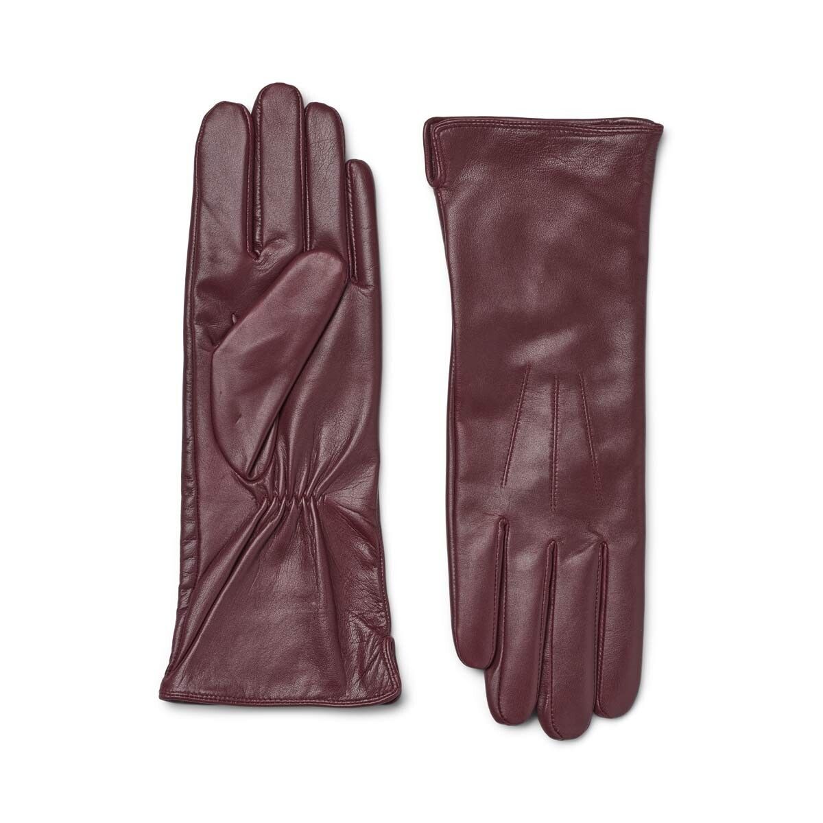 Kennedy | Lederhandschuhe für Damen Bordeaux