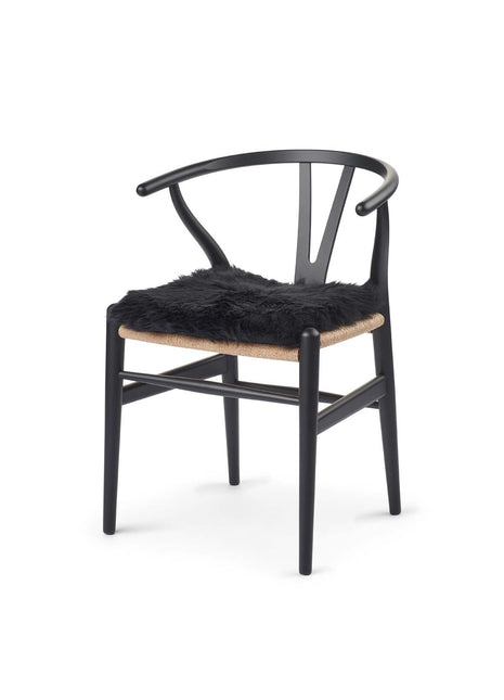 Lammfell Stuhlauflage | Langhaar | Neuseeland | 37x37 cm