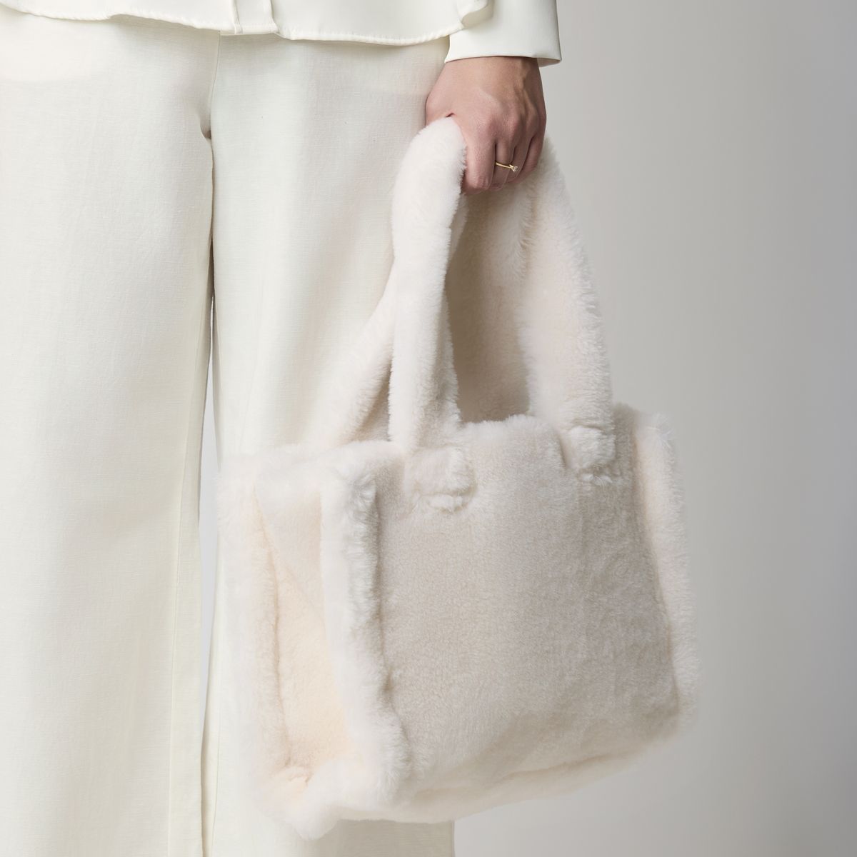 Mini Glory Shopper | Neuseeland | Lammwolle Beige