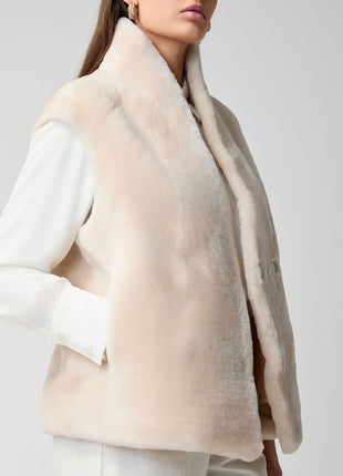 Lorena Weste | Shearling Beige