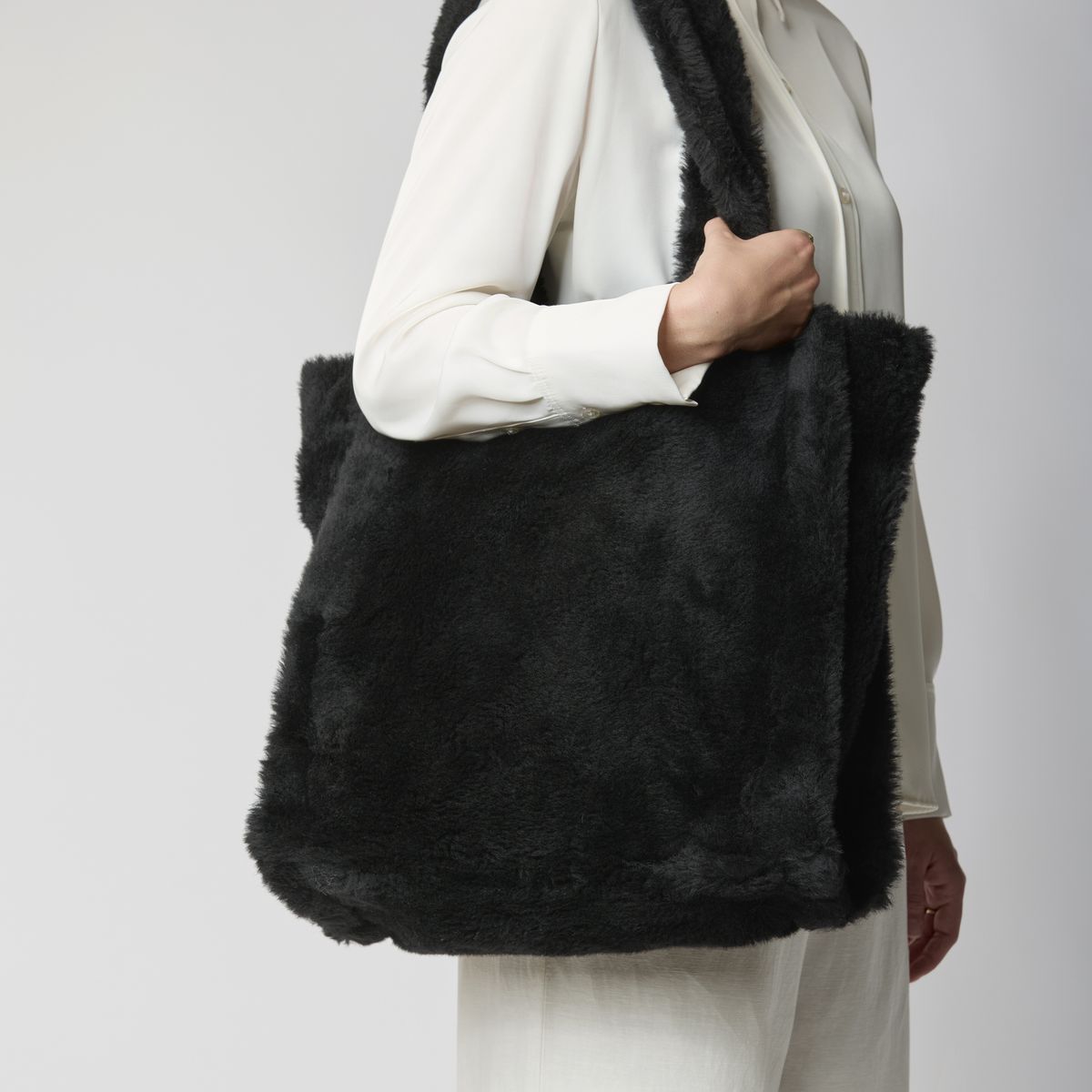 Maxi Glory Shopper | Neuseeland | Lammwolle Salbeigrün