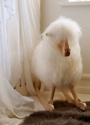 Schaukelschaf | Povl Kjer Design | Langhaar | Groß Schwarz