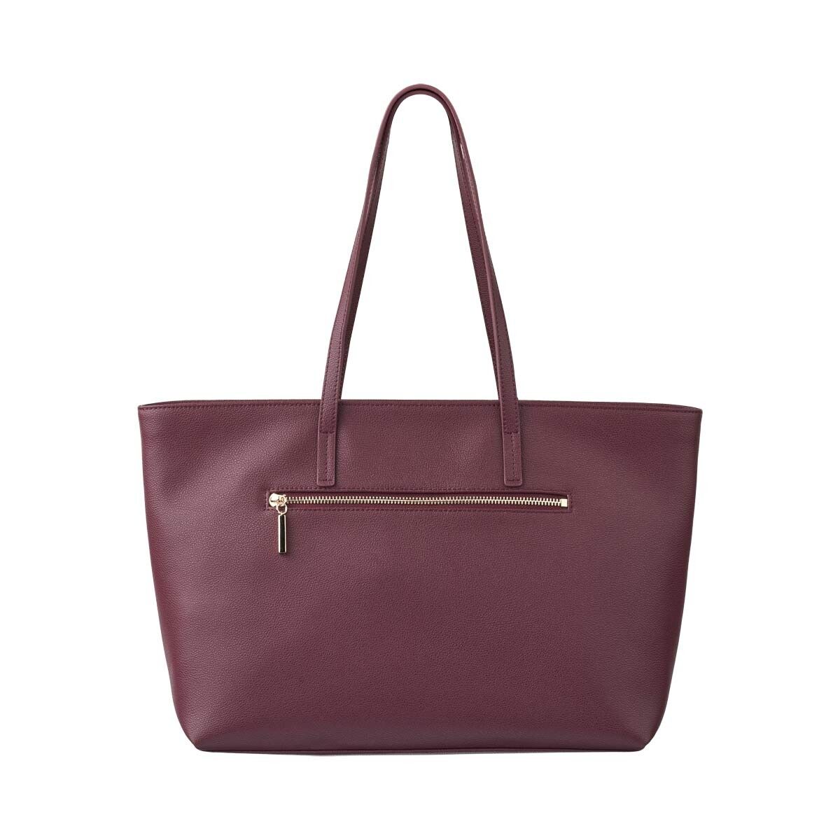 Audrey Shopper | Lammleder Bordeaux