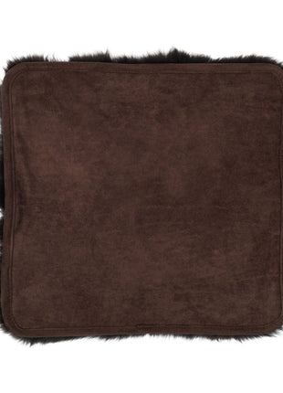 Sitzkissen | Langhaar | Neuseeland | Stoffrückseite | 40x40 cm Schokolade