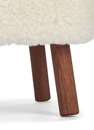 Emily Loungestuhl | Kurzhaar | Design Möbel Weiß