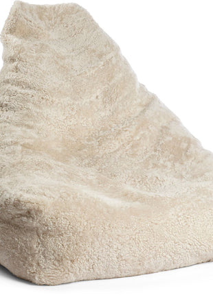 Lammfell Sitzsack Premium | Kurzhaar | Neuseeland | 100x100x80 cm Beige