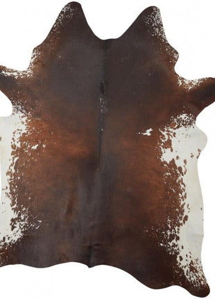 Unika Kuhfell | Dunkelgrau/Rot | 4,5 qm