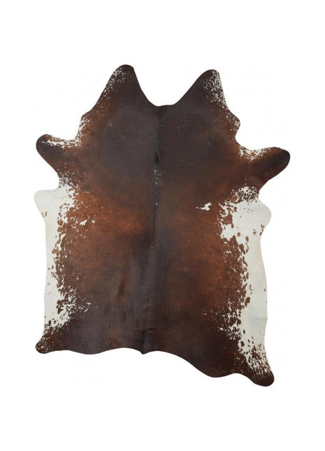 Unika Kuhfell | Dunkelgrau/Rot | 4,5 qm