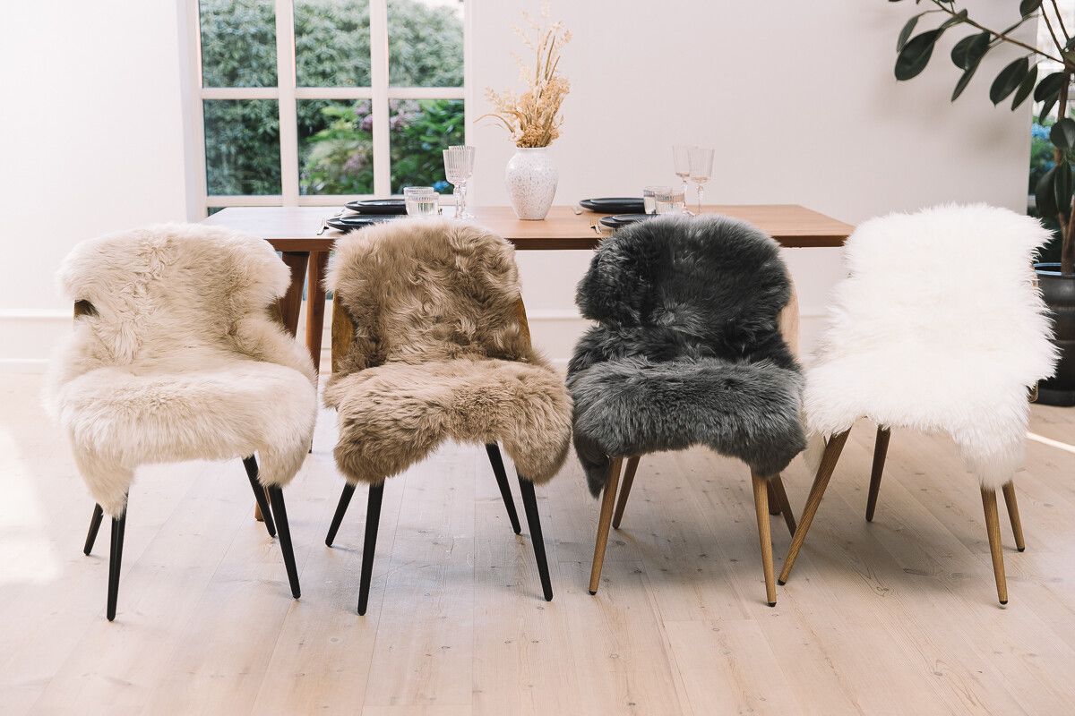 Merino Premium Lammfell | Langhaar | Neuseeland | 90x60 cm Weiß
