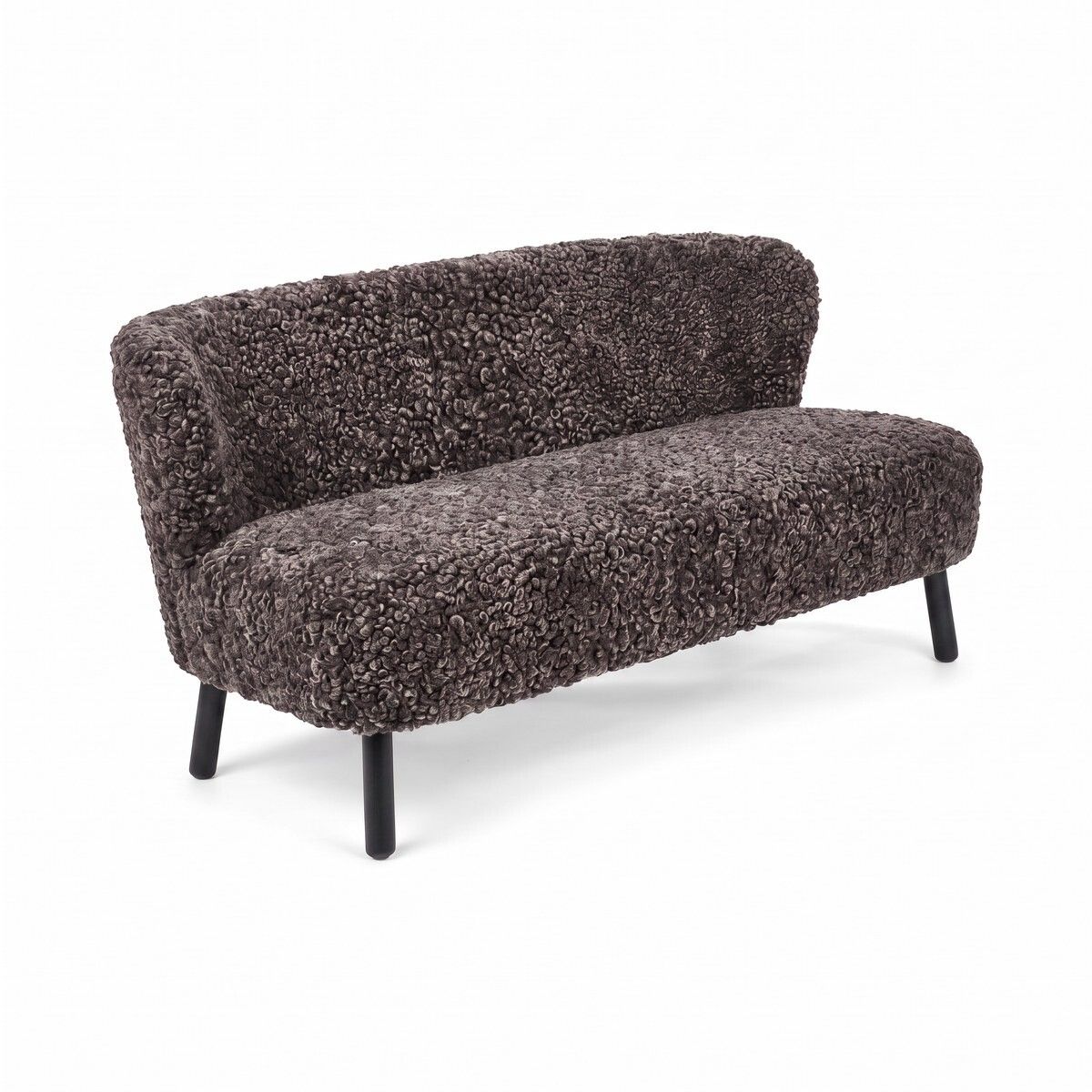 Emanuel Sofa | Zweisitzer | Design Möbel Cappuccino