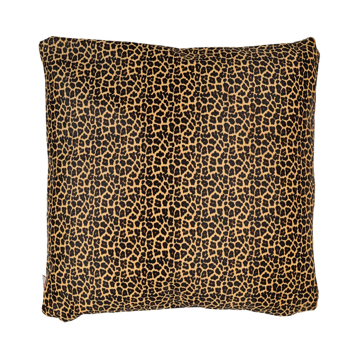 Premium Kuhfellkissen | Doppelseitig | 41x41 cm, 52x52 cm & 61x61 cm Gelb/Braun/Schwarz Leopardenmuster