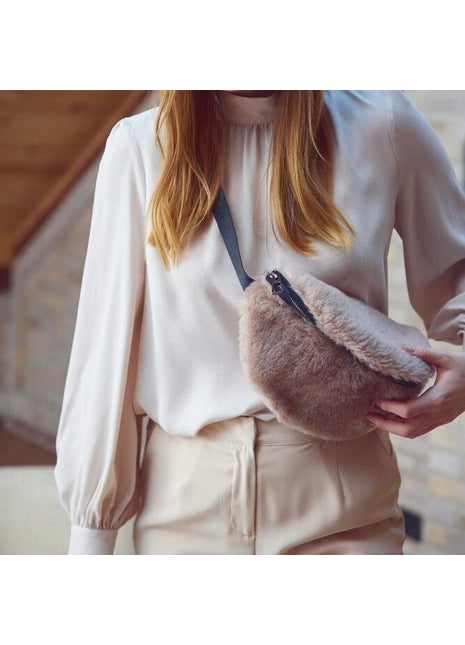 Saki Gürteltasche | Neuseeland | Lammwolle Pink