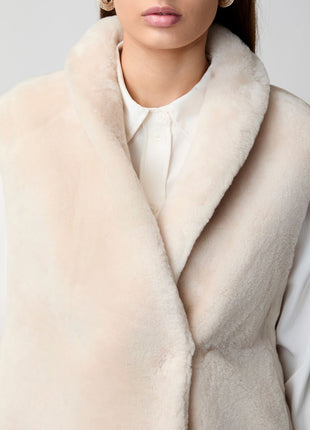 Lorena Weste | Shearling Beige