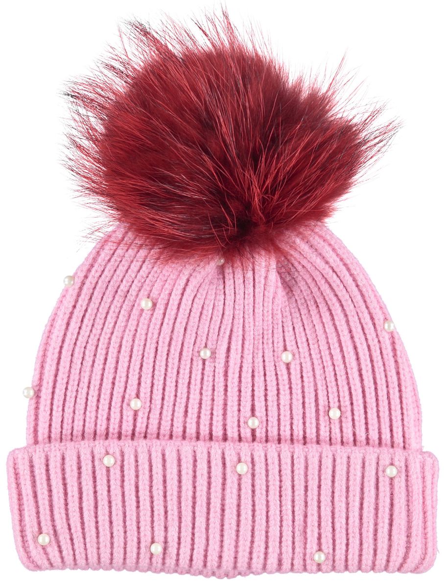 Safina Mütze | Waschbär Pink/Stark Rot