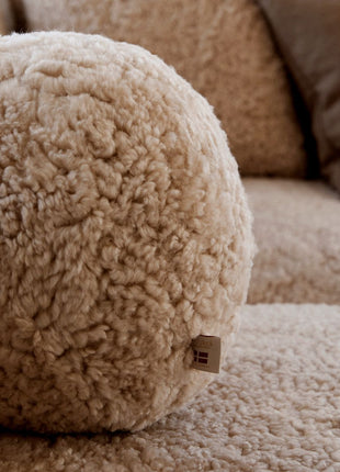 Angelite Kissenball | Kurzhaar | Neuseeland | D25/30/35 cm Schwarz