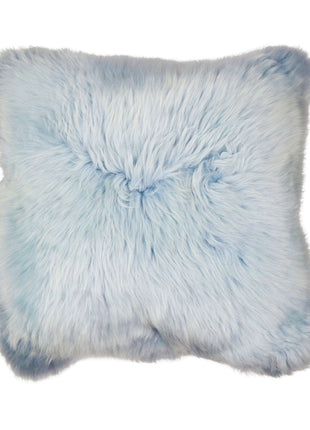Fellkissen | Langhaar | Neuseeland | 50x50 cm Blaugrau
