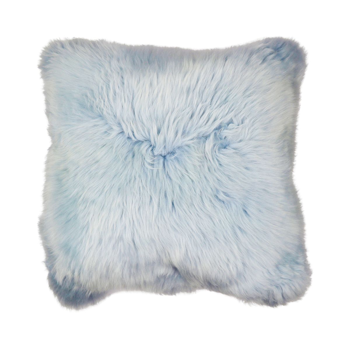 Fellkissen | Langhaar | Neuseeland | 50x50 cm Blaugrau