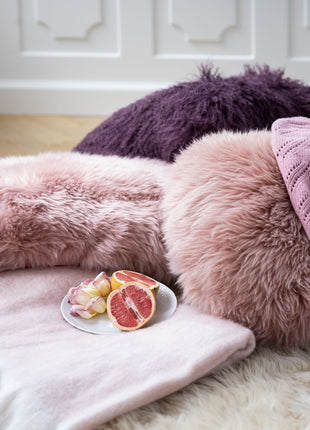 Fellkissen | Tibet | 50x50 cm Lady Pink