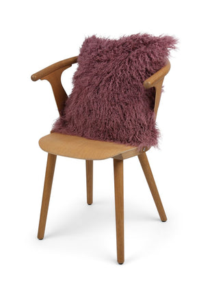 Fellkissen | Tibet | 50x50 cm Weintraube Violett