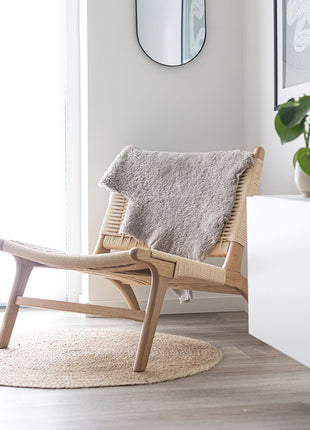 Normales Lammfell | Kurzhaar | Neuseeland | ca. 90x60 cm Weiß