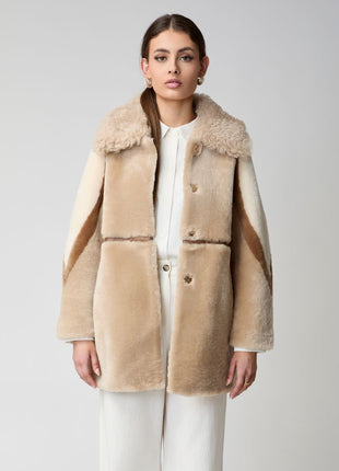 Anika Jacke | Doubleface Beige/Brun