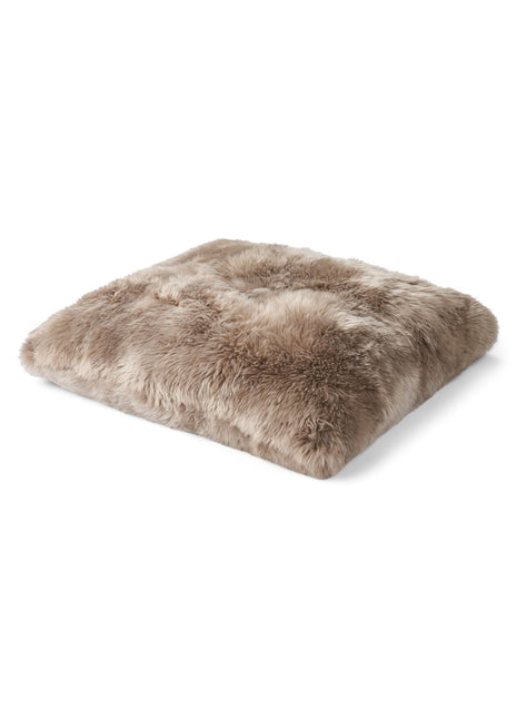 Lammfell Sitzsack | Langhaar | Neuseeland | Doppelseitig | 90x90 cm