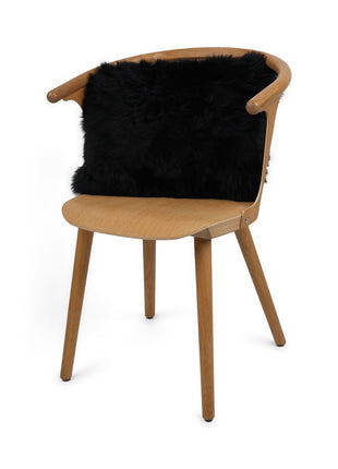 Fellkissen | Langhaar | Neuseeland | 35x45 cm Schwarz