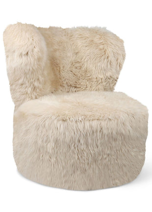 Runder Skandi Stuhl | Langhaar | Neuseeland