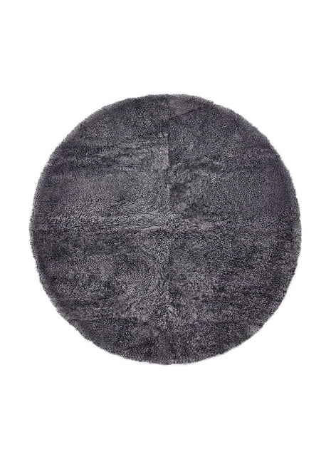 Lammfell Designerteppich | Kurzhaar | Neuseeland | D140 cm