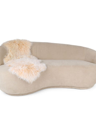 Doppeltes Lammfell | Tibet | 150x55 cm Arctic Sunrise