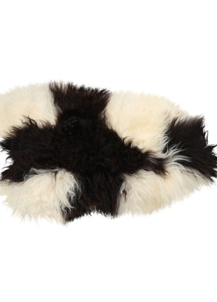 Lammfell Premium | Langhaar | Island | 90x60 cm Mix/Gefleckt