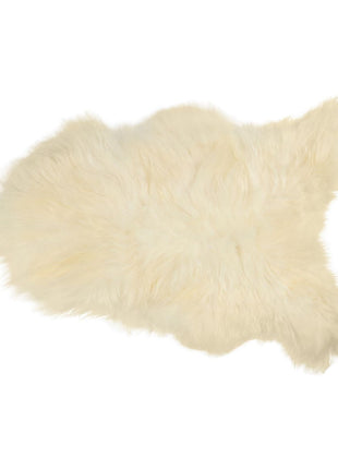 Schaffell | Langhaar | Island | Naturfarben | 100-110x60 cm