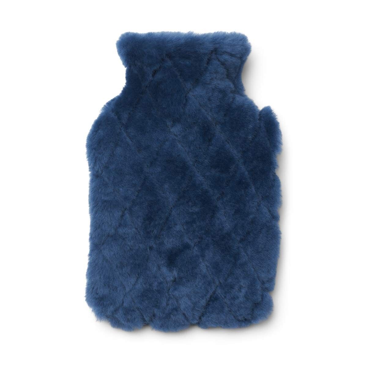 Mokassin Wärmflasche | Kurzhaar | Neuseeland | M. Muster | 32x22 cm Marineblau (Dunkel)